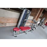 A BH HI POWER L080 SHOULDER/CHEST PRESS dual function horizontal and incline adjustment, maximum