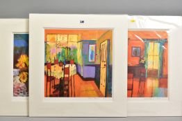 MARTIN DECENT (BRITISH CONTEMPORARY), four limited edition prints of interior scenes, all signed