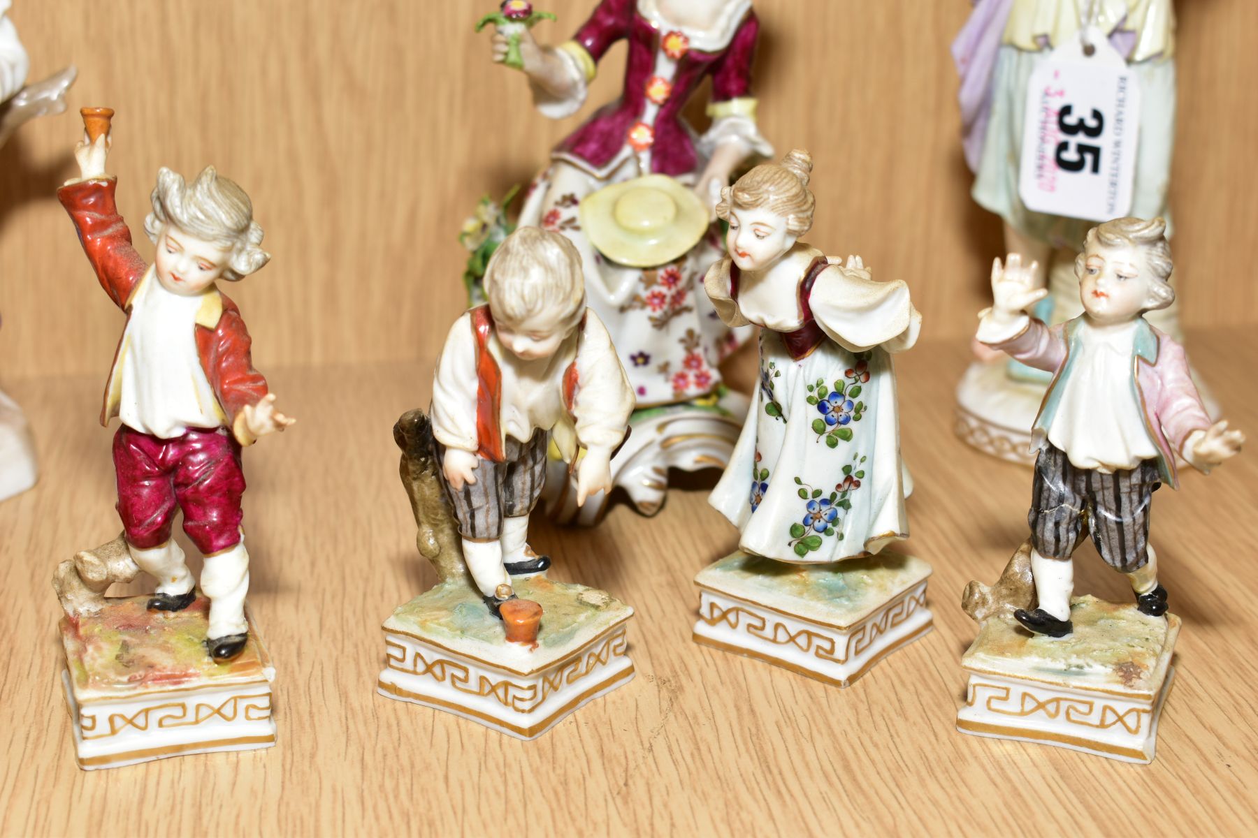 A GROUP OF 19TH AND 20TH CENTURY CONTINENTAL PORCELAIN FIGURINES, (s.d.), including a Berlin KPM - Image 3 of 24