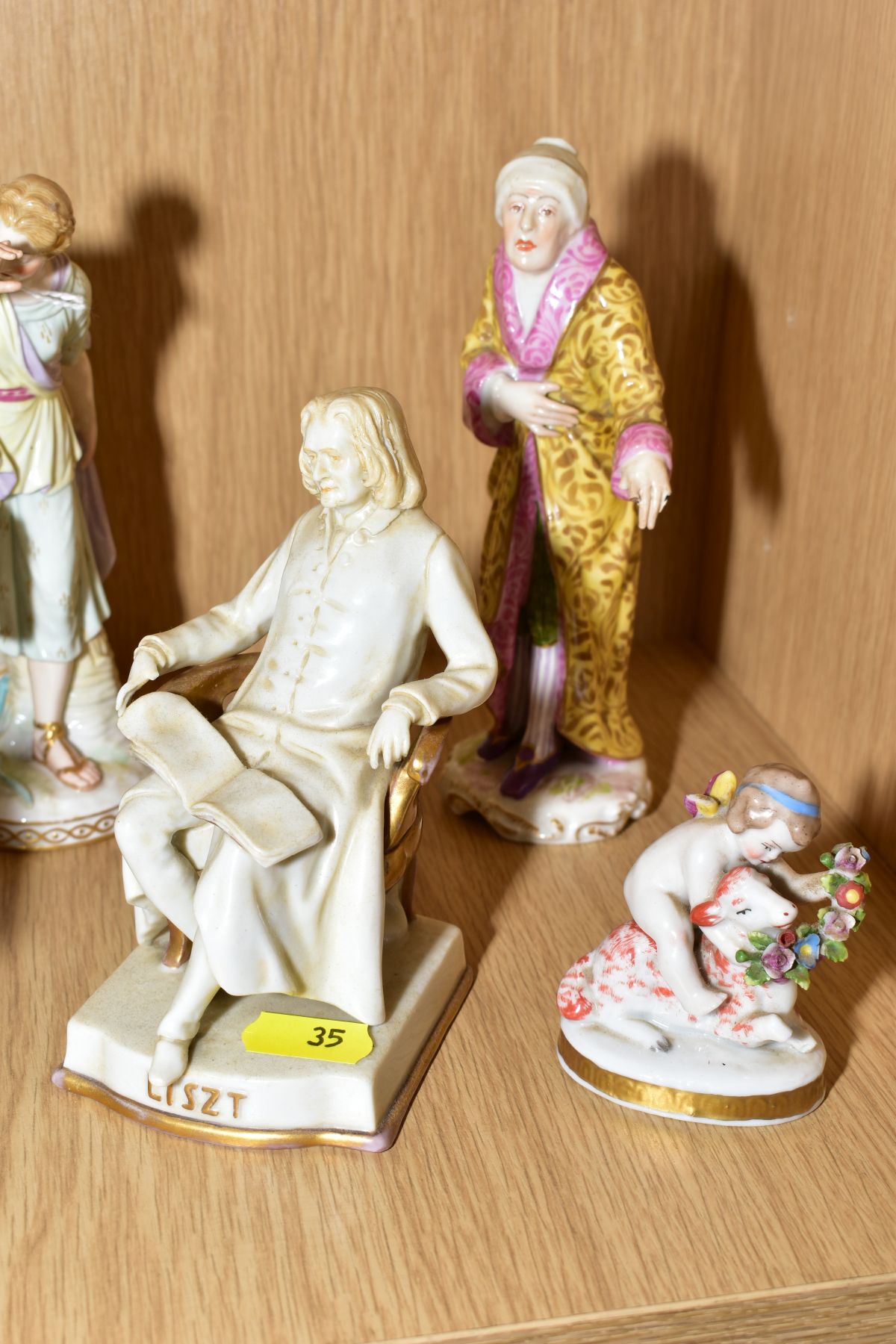 A GROUP OF 19TH AND 20TH CENTURY CONTINENTAL PORCELAIN FIGURINES, (s.d.), including a Berlin KPM - Image 2 of 24