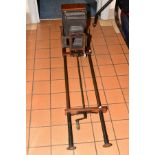 J. LANCASTER & SONS PHOTOGRAPHIC ENLARGER, late 19th/early 20th Century, missing lens,