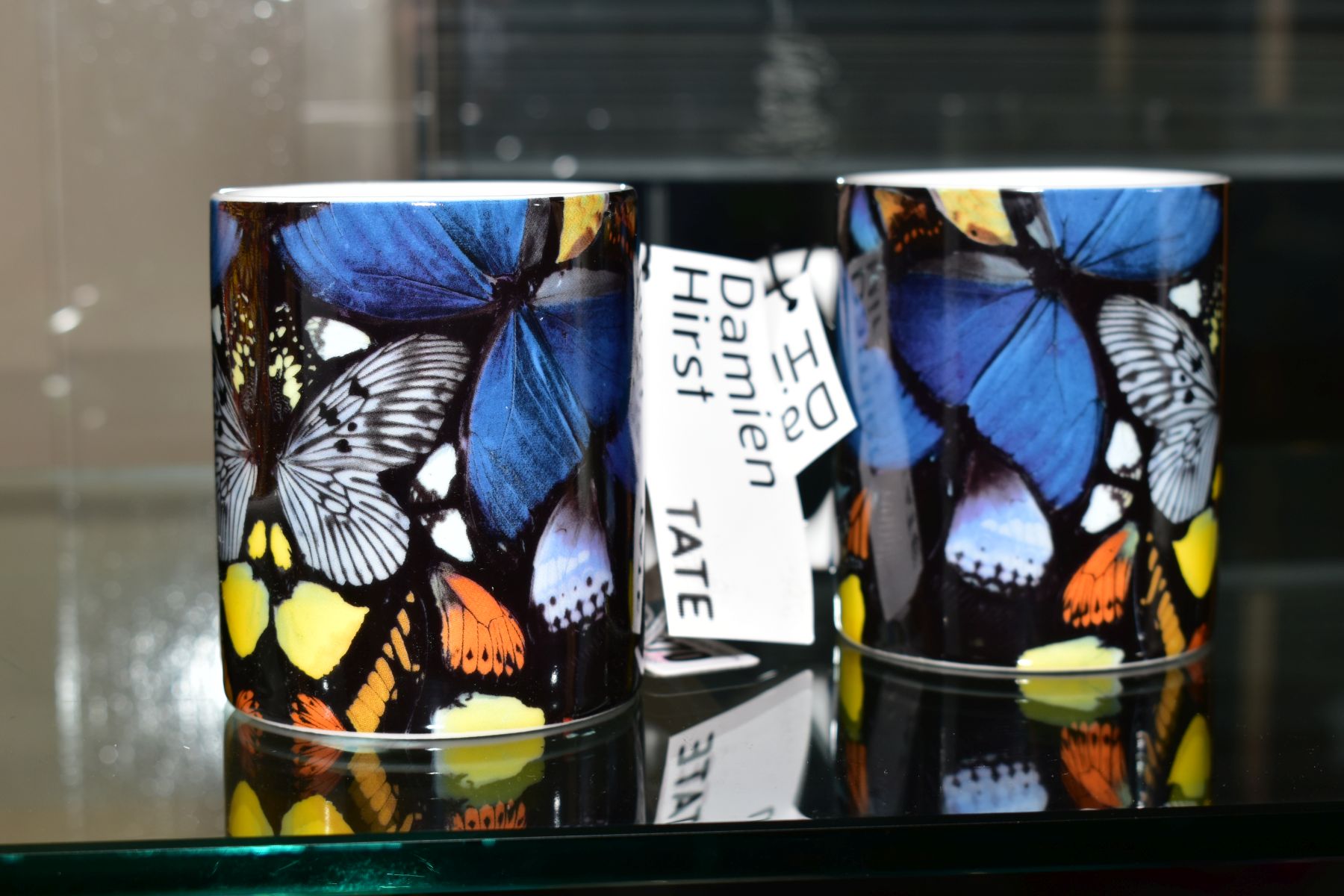 DAMIEN HIRST (BRITISH 1965) 'DOORWAY TO THE KINGDOM OF HEAVEN' a pair of butterfly design