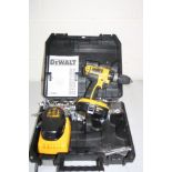 A DEWALT DC725 18V CORDLESS DRILL, in case with two batteries and charger (PAT pass and working)