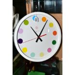 DAMIEN HIRST (BRITISH 1965) 'SPOT CLOCK' a quartz wall clock having spots as hour markers, Hirst/