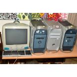 N APPLE IMAC G3 BONDI BLUE CASE, Serial No.ZM8254427, with matching keyboard and power cable, a