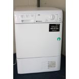 A HOTPOINT AQUARIS TCM-580 8KG CONDENSER TUMBLE DRYER, (PAT pass, working)