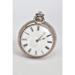 A PAIR CASED SILVER POCKET WATCH dated London 1846, movement signed Henry Carton Ripon, cased