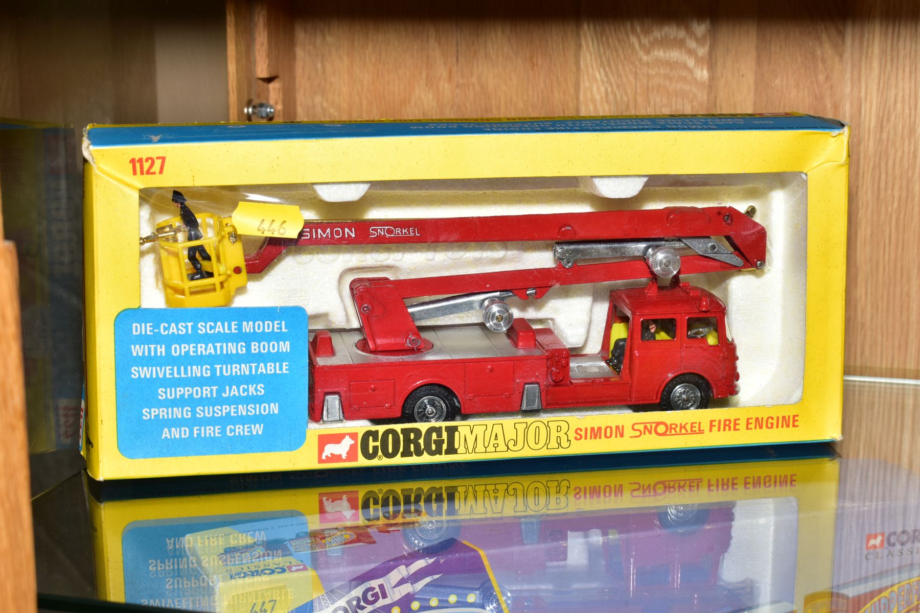 A BOXED CORGI MAJOR TOYS AMERICAN LAFRANCE AERIAL RESCUE TRUCK, No.1143, a boxed Corgi Major Toys - Image 8 of 8