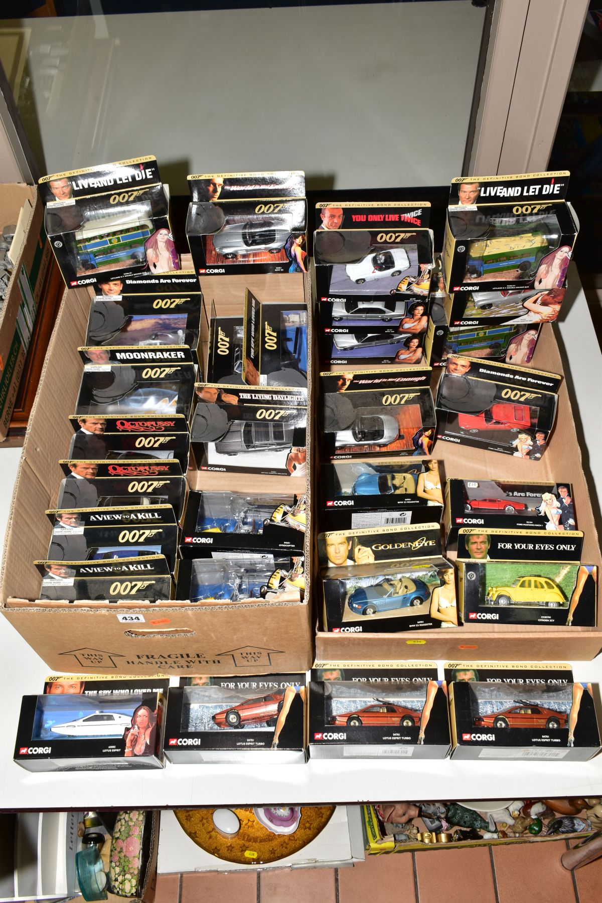 A QUANTITY OF BOXED CORGI CLASSICS JAMES BOND VEHICLES FROM THE DEFINITIVE BOND COLLECTION, many