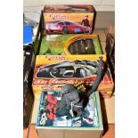 TWO BOXED BANDAI BATTERY OPERATED NEW CAPTAIN SCARLET VEHICLES, Dx Cheetah No.96025 and Dx Rhino