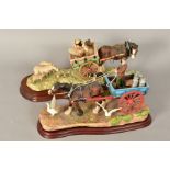 A BORDER FINE ARTS JAMES HERRIOT STUDIO COLLECTION FIGURE 'STEADY STEADY' (A21282), on a fixed
