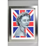 PAUL NORMANSELL (BRITISH 1978) 'HAPPY AND GLORIOUS', a limited edition print of H.M. The Queen,