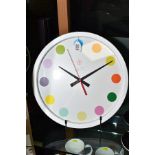 DAMIEN HIRST (BRITISH 1965) 'SPOT CLOCK' a quartz wall clock having spots as hour markers, with
