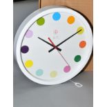 DAMIEN HIRST (BRITISH 1965) 'SPOT CLOCK' a quartz wall clock having spots as hour markers, Hirst/