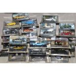 A QUANTITY OF BOXED G.E.FABBRI/EAGLEMOSS UNIVERSAL HOBBIES JAMES BOND CAR COLLECTION MODELS, all