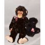 A CHARLIE BEARS PLUSH MONKEY, 'Clyde' No CB181879, designed by Isabelle Lee, limited edition No 15