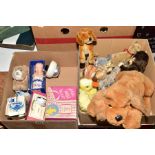 A QUANTITY OF ASSORTED STEIFF ANIMAL SOFT TOYS, to include large dog No.4035/38, Goldy (Hamster)