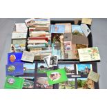 A COLLECTION OF APPROXIMATELY THREE HUNDRED AMERICAN MID 20TH CENTURY POSTCARDS, together with a