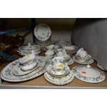 ROYAL ALBERT 'BRIGADOON' TEA AND DINNER WARES, to include two tureens, gravy boat and saucer, two