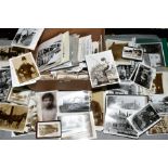 PHOTOGRAPHS, PHOTOGRAPHIC REPRODUCTIONS, CARTE DE VISITE, a very large collection in one large box