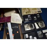 A LARGE COLLECTION OF PHOTOGRAPHIC EPHEMERA, LEGAL EPHEMERA (PROBATE, SHARES, ETC) AND A