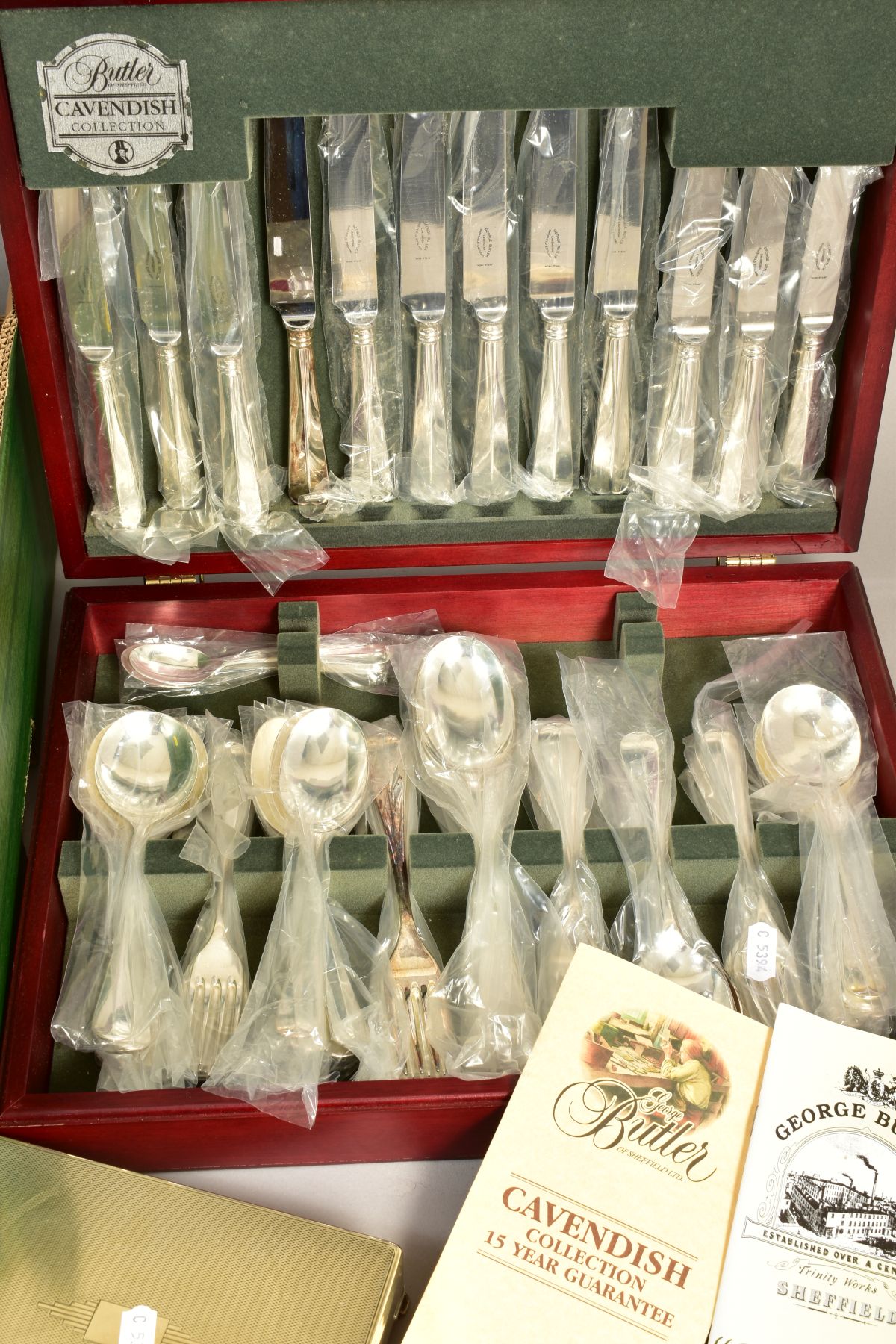 A CASED BUTLERS OF SHEFFIELD CANTEEN OF EPNS RATTAIL PATTERN CUTLERY, for a mix of six and eight - Image 2 of 4