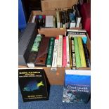 TWO BOXES OF BOOKS, mostly reference, cooking, gardening, aquariums, etc titles including 'The Big