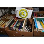 SEVEN BOXES OF BOOKS etc, subjects to include Antique Reference books, Millers Guides, Auction