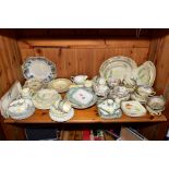 A QUANTITY OF EARLY 20TH CENTURY ROYAL DOULTON TEA AND DINNER WARE PART SETS, patterns include The