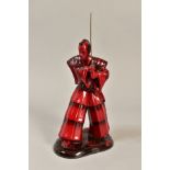 A ROYAL DOULTON FLAMBE FIGURE, 'Samurai Warrior', HN3402, no Limited Edition number, black backstamp