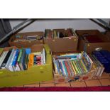 FIVE BOXES AND LOOSE BOOKS, to include children's books (Bloomsbury Books/Warne Beatrix Potter,