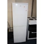 A LOGIK FRIDGE FREEZER, 50cm wide x 152cm high (5 and -18 degrees) (PAT pass and working)