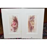 GORDON KING (BRITISH 1939), two artists proof prints of female figures, 'Love', 7/39 and 'Joy' 17/