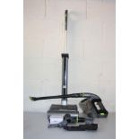 A G TECH 22V AIR RAM (adapted with PSU) a G Tech 22V handheld vacuum with PSU, two new filters, an