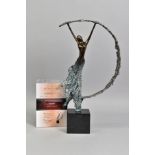 JENNINE PARKER (BRITISH CONTEMPORARY) 'MOONLIGHT' a limited edition bronze sculpture 75/195