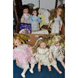 A COLLECTION OF BOXED AND UNBOXED MODERN COLLECTORS DOLLS, to include examples from The Hamilton