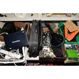 SIX BOXES AND LOOSE OF MISCELLANEOUS ELECTRICAL ITEMS, to include a playstation 3, boxed Binatone