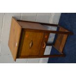 AN EARLY TO MID 20TH CENTURY OAK WORK SEWING BOX, with a single drawer, approximate 41cm squared x