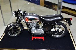 A BOXED VINTAGE MOTOR BRANDS 1956 B.S.A. GOLDSTAR CLUBMAN MOTORBIKE, No VMB004, 1/6 scale, limited