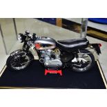 A BOXED VINTAGE MOTOR BRANDS 1956 B.S.A. GOLDSTAR CLUBMAN MOTORBIKE, No VMB004, 1/6 scale, limited