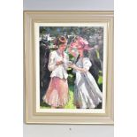 SHERREE VALENTINE DAINES (BRITISH 1959) 'ROYAL ASCOT, LADIES DAY II', a limited edition print 48/195