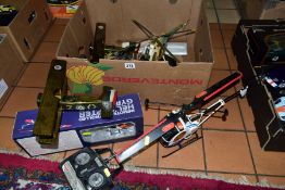 A BOXED THUMBS UP REMOTE CONTROL HELICOPTER GYRO FLYER, contents not checked as box still sealed,