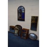 A QUANTITY OF MIRRORS of various sizes and ages (11)