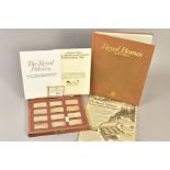 A LIMITED EDITION BIRMINGHAM MINT SET OF TWELVE ROYAL PALACES SILVER INGOTS, No 1789/3000, with