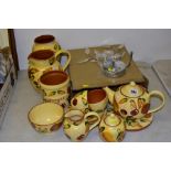 A QUANTITY OF B.H.S EXCLUSIVE TEA AND KITCHENWARES, comprising teapot and stand, two tea cups and