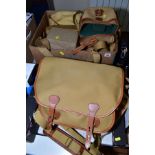 EIGHT BILLINGHAM CANVAS AND LEATHER CAMERA BAGS, of varying sizes, styles and condition, but