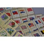 A COLLECTION OF APPROXIMATELY FIVE HUNDRED AND FORTY FIVE CIGARETTE CARDS AND CIGARETTE CARD 'SILKS'