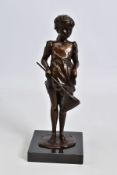 SHERREE VALENTINE DAINES (BRITISH 1959) 'OUT TO PLAY', a limited edition bronze sculpture of a