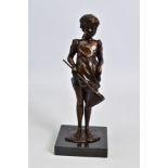 SHERREE VALENTINE DAINES (BRITISH 1959) 'OUT TO PLAY', a limited edition bronze sculpture of a