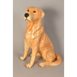 A BESWICK FIRESIDE LABRADOR, No2314, golden, height 33cm